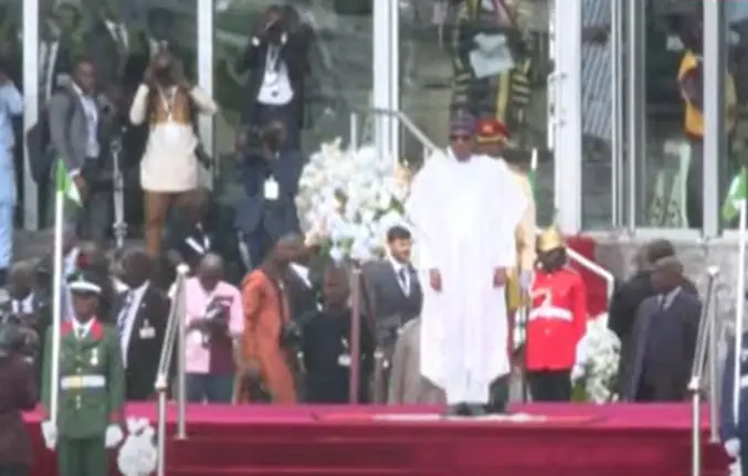 Buhari, CJN arrive Eagle Square; all set for Tinubu’s inauguration 